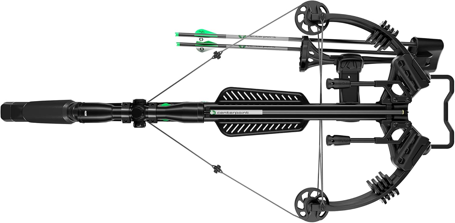 Dagger 405 FPS 220 LBS Compound Crossbow - 15 Inch Cocked with Whisper Silencing System