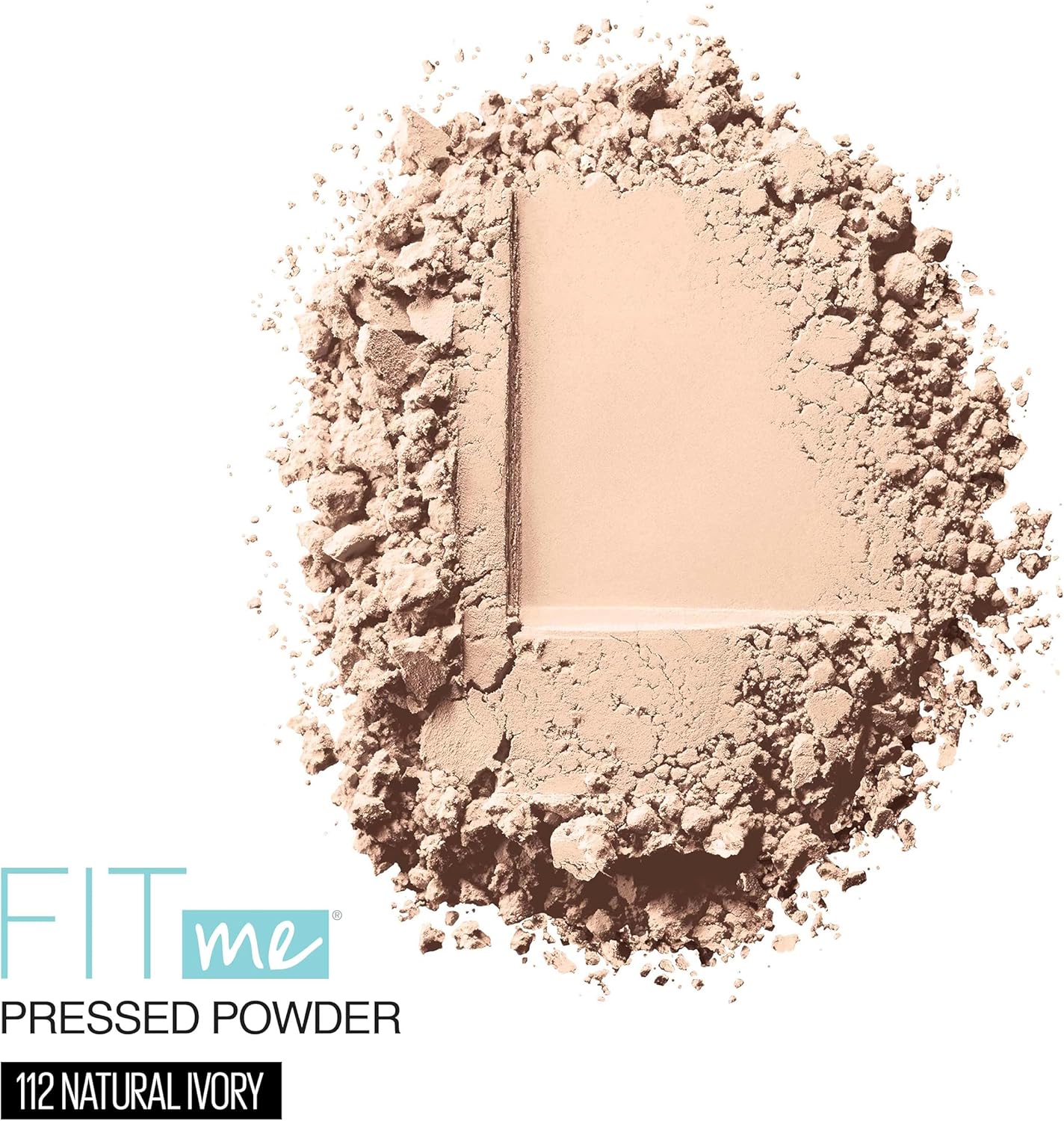 Maybelline Fit Me Matte + Poreless Pressed Face Powder Makeup & Setting Powder, Natural Ivory, 1 Count